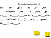 Pracovní list Move&Match