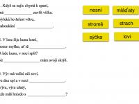 Pracovní list Move&Match