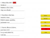 Pracovní list Move&Match